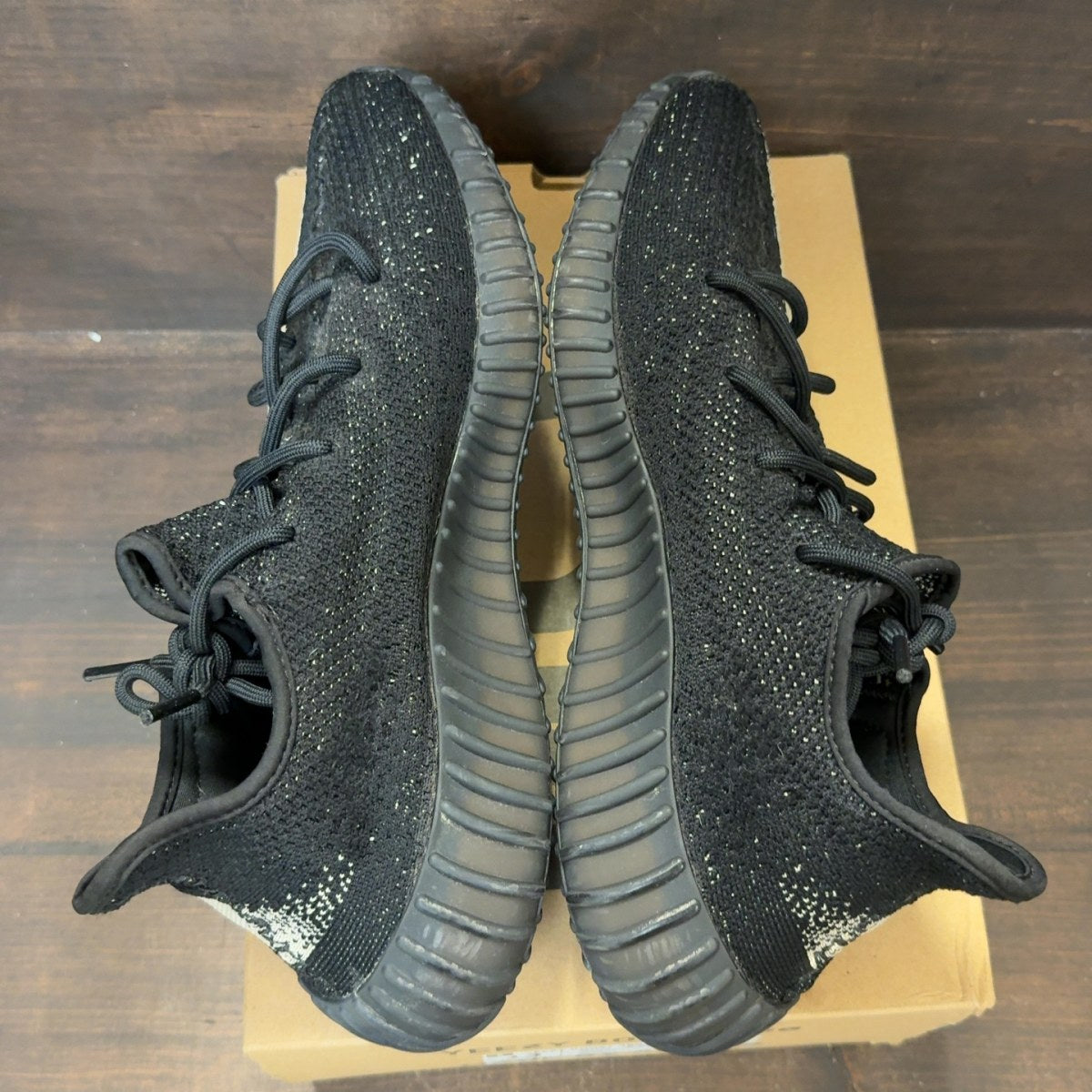 adidas Yeezy Boost 350 V2 Core Black White Size 13 (Pre-Owned)