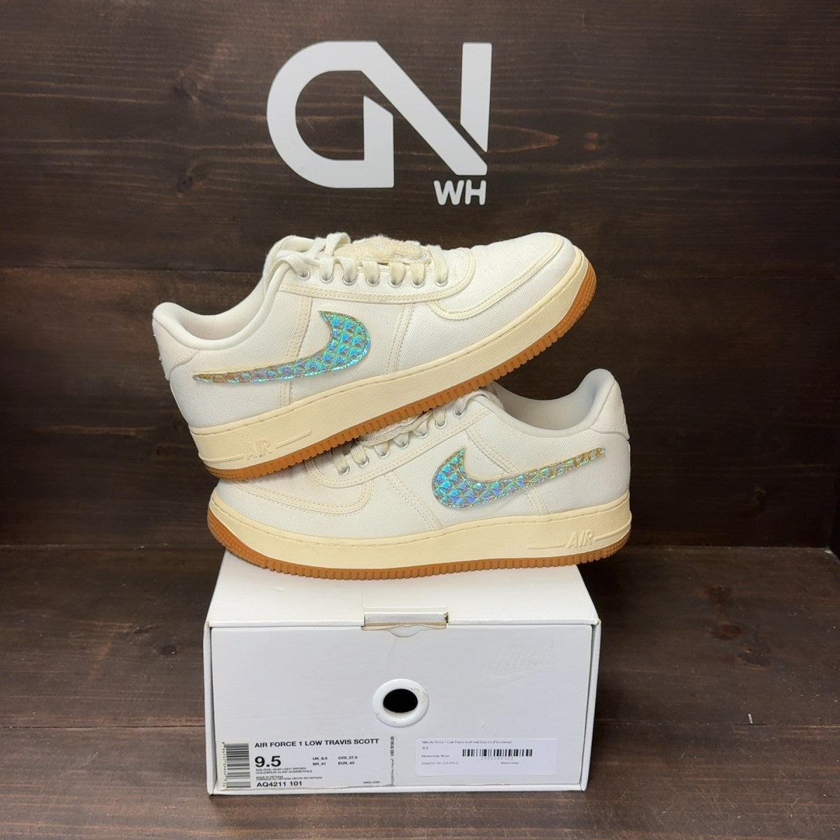 Nike Air Force 1 Low Travis Scott Sail - Image 1