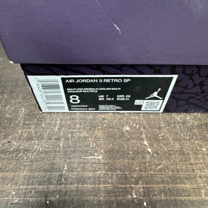 Jordan 3 Retro SP J Balvin Medellín Sunset Size 8 (Pre-Owned) - aux