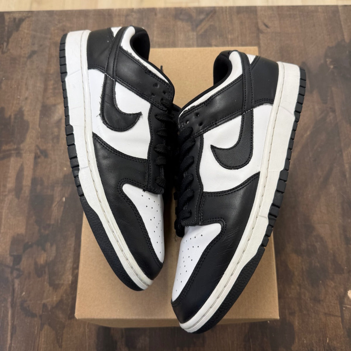 Nike Dunk Low Retro White Black Panda Size 12 (Pre-Owned) - Image 1