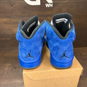 Jordan 5 Retro Blue Suede Size 12 (Pre-Owned) - Image 4