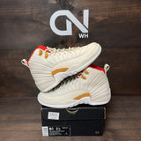 Jordan 12 Retro Chinese New Year Light Orewood Brown (GS) Size 6.5Y (Pre-Owned)
