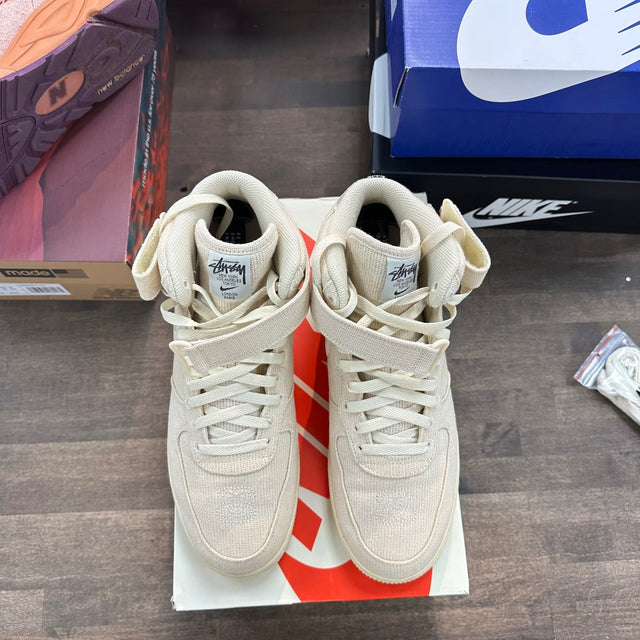 Nike Air Force 1 Mid Stussy Fossil - Image 2