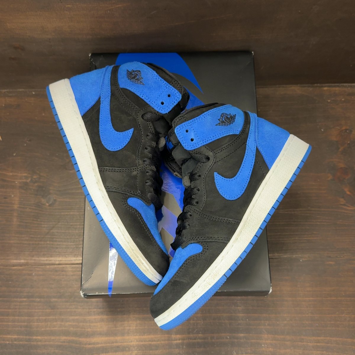 Jordan 1 Retro High OG Royal Reimagined (GS) Size 7Y (Pre-Owned) - back