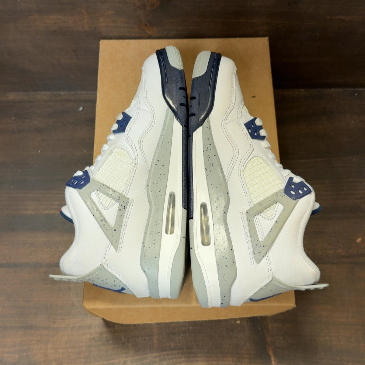 Jordan 4 Retro Midnight Navy (GS) Size 7Y (Pre-Owned) - Image 6