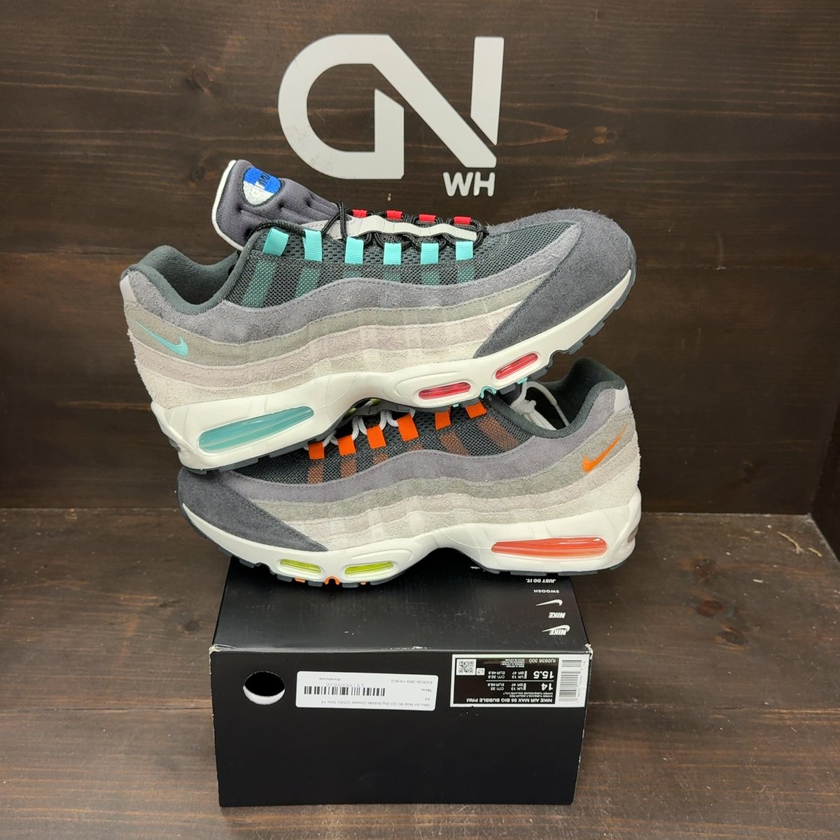 Nike Air Max 95 OG Big Bubble Greedy (2026) Size 14 - front