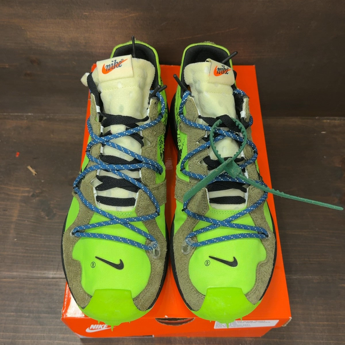 Nike Zoom Terra Kiger 5 OFF-WHITE Electric Green (Women's) - Image 3