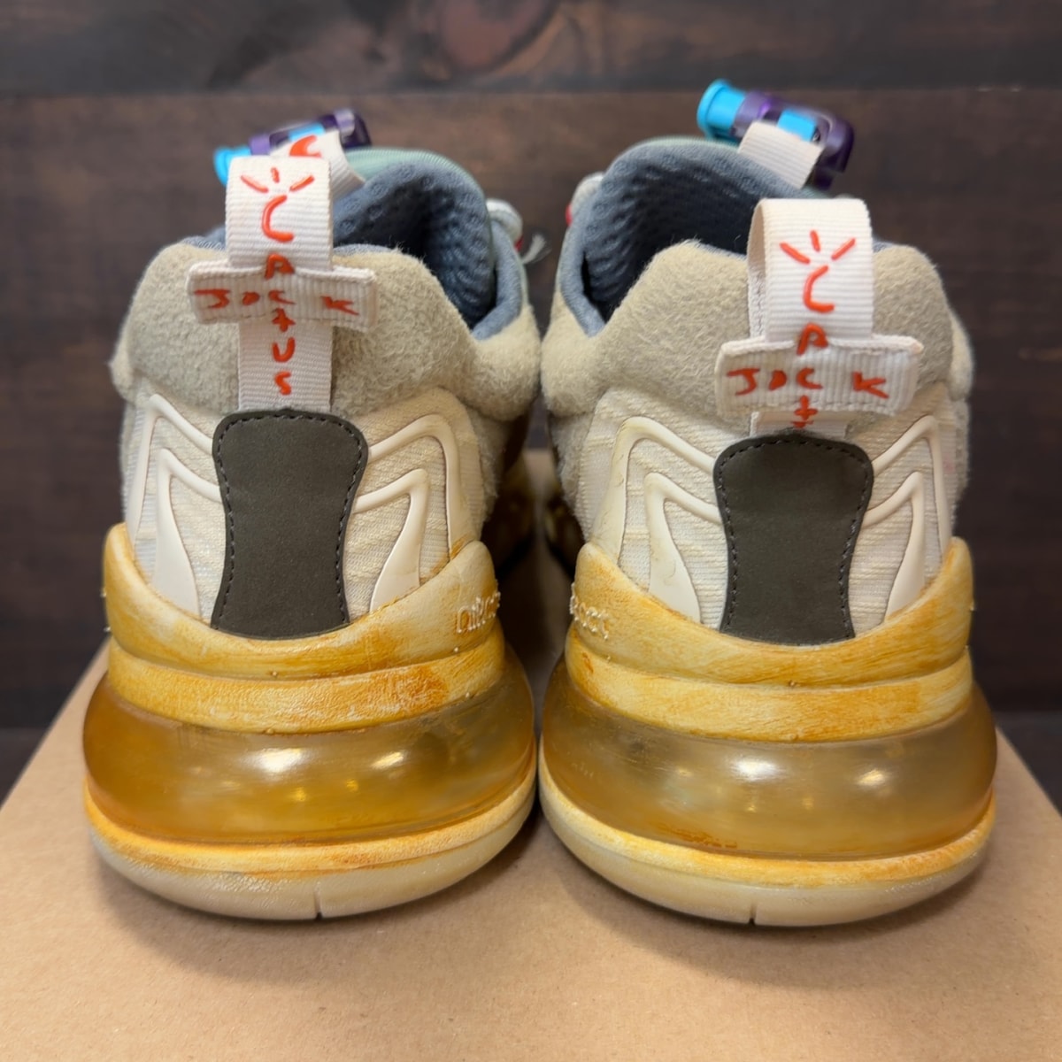 Nike Air Max 270 React ENG Travis Scott Cactus Trails Size 8 (Pre-Owned) - Image 4