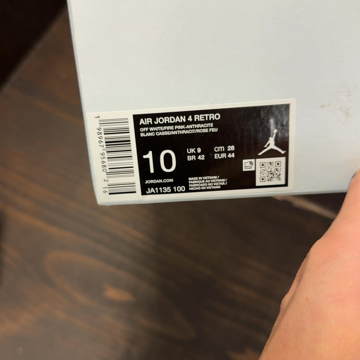 Jordan 4 Retro Comic Size 10 - aux