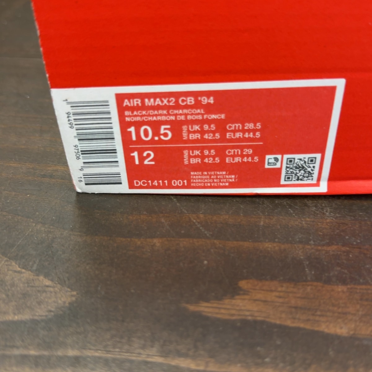 Nike Air Max 2 CB '94 Triple Black - Image 8