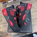Jordan 4 Retro Red Thunder (GS) Size 5.5Y (Pre-Owned) - Image 1
