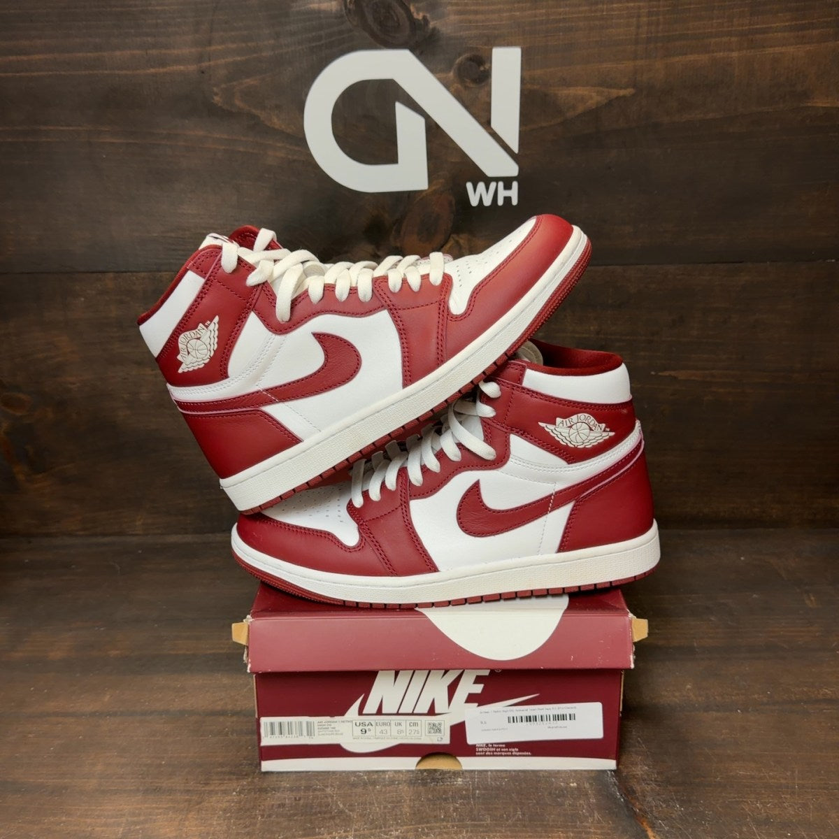 Jordan 1 Retro High OG Artisanal Team Red - Image 1