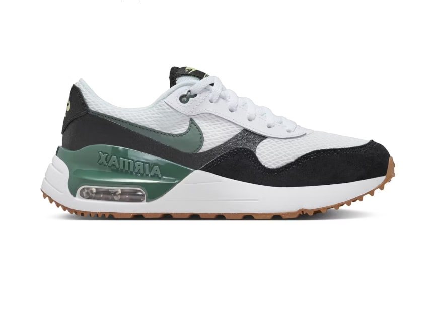 Nike Air Max SYSTM White Black Barely Volt Vintage Green (GS)