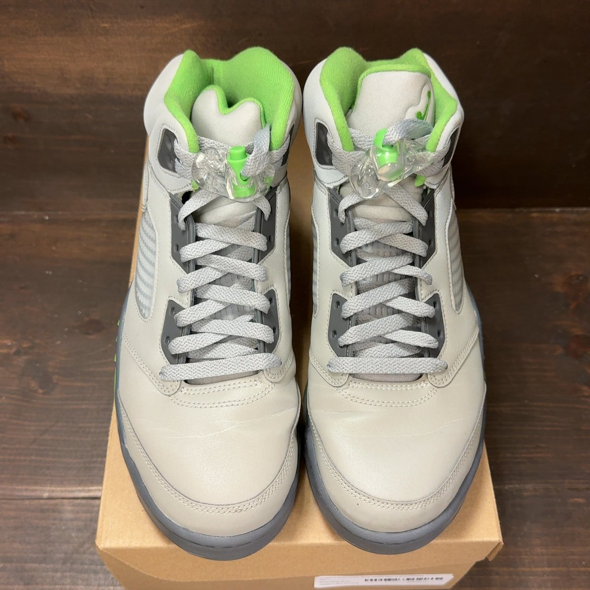 Jordan 5 Retro Green Bean (2022) Size 10 (Pre-Owned) - tag