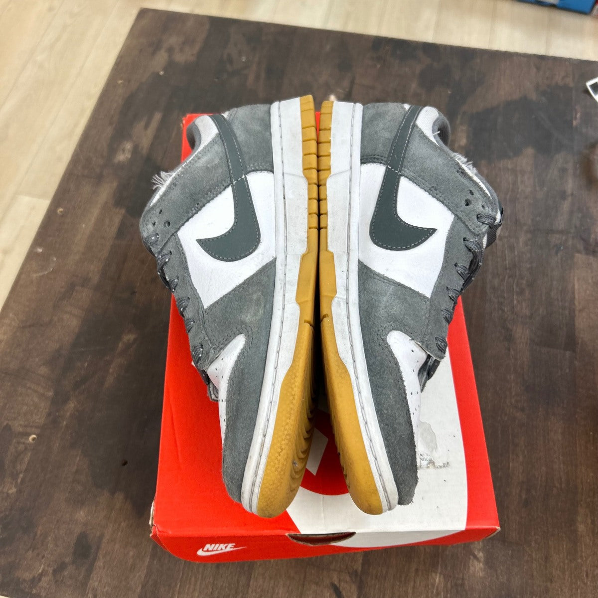 Nike Dunk Low Smoke Grey Gum 3M Swoosh - Image 3
