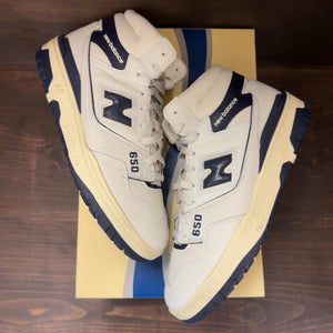 New Balance 650R Aime Leon Dore White Navy - Image 2