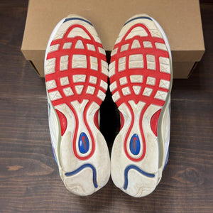 Nike Air Max 97 Game Royal Metallic Silver University Red Size 11.5 (Pre-Owned) - aux