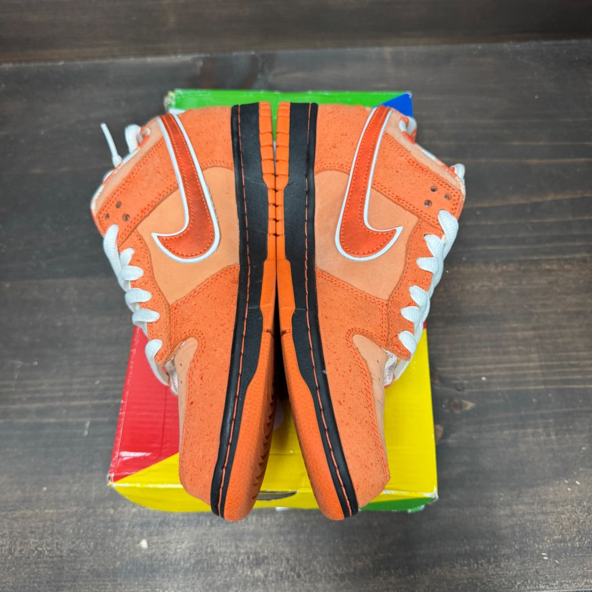 Nike SB Dunk Low Concepts Orange Lobster Size 8 (Pre-Owned) - Image 4
