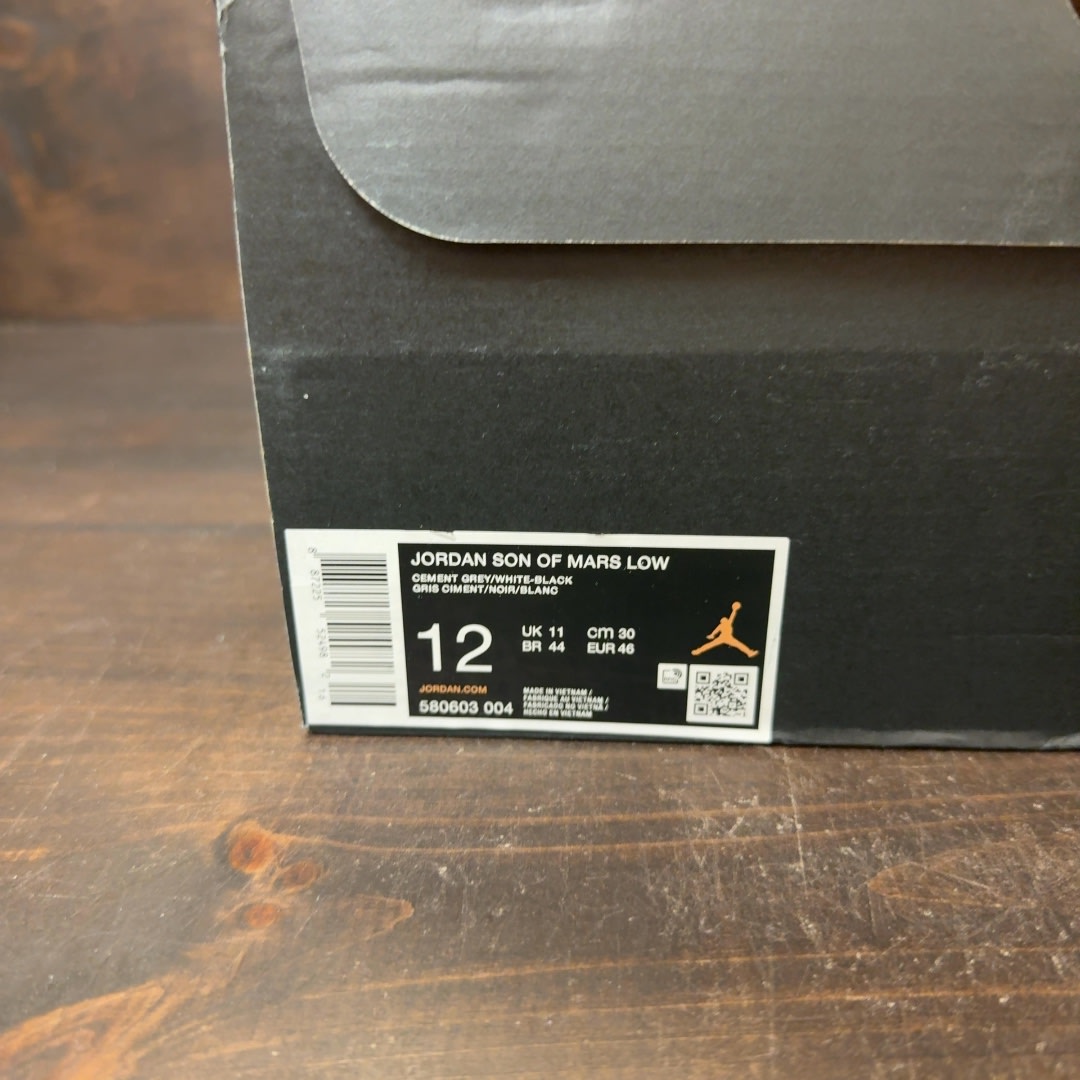 Jordan Son of Mars Low Grey Cement Size 12 (Pre-Owned) - Image 7