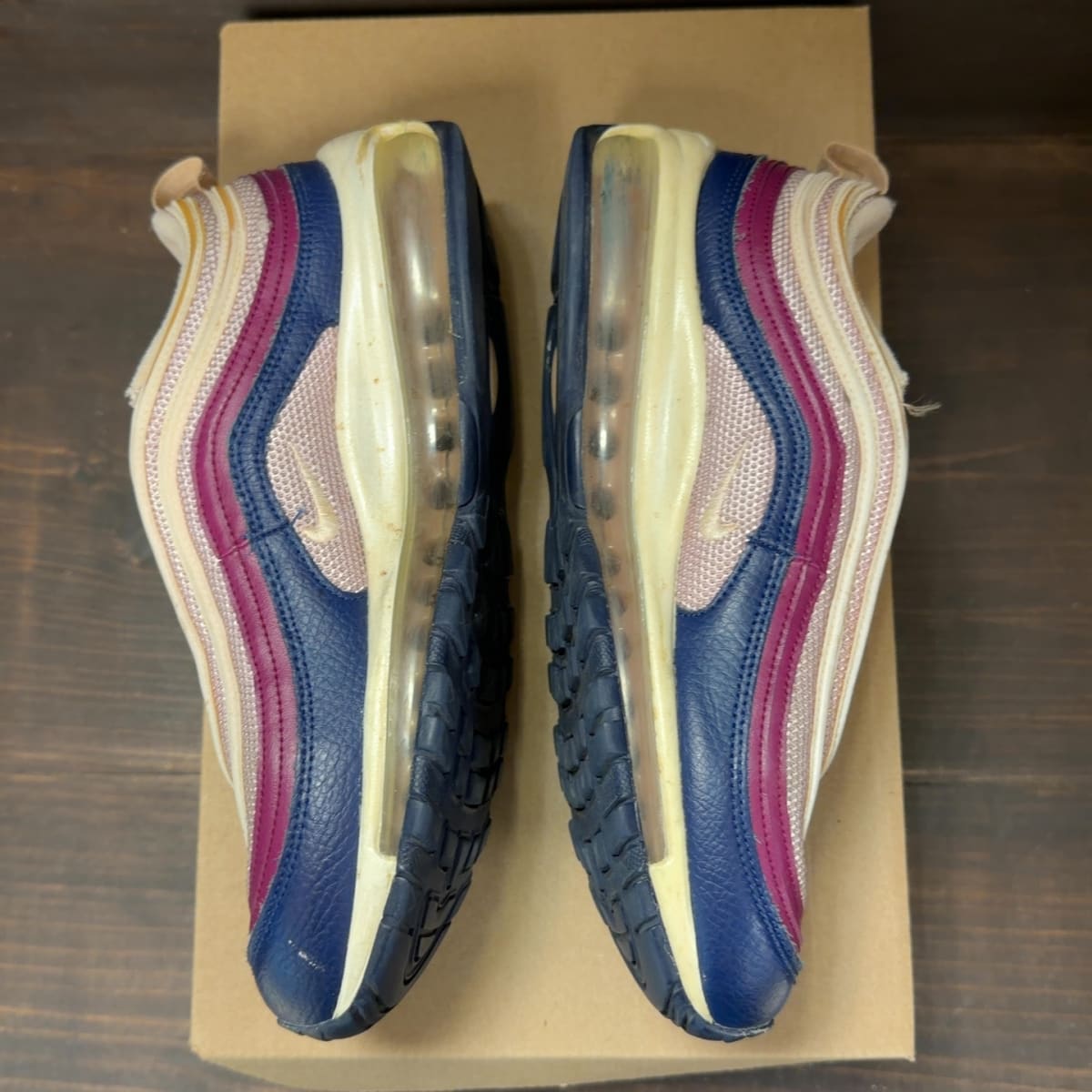 Nike Air Max 97 Plum Chalk (Women's) Size 8W (Pre-Owned) - aux