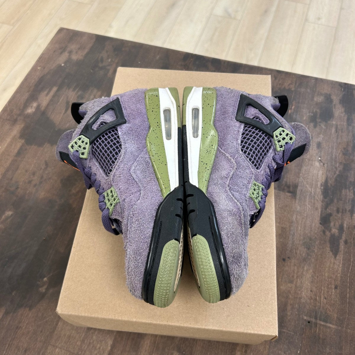 Jordan 4 Retro Canyon Purple (Women's) Size 7W (Pre-Owned) - Image 3