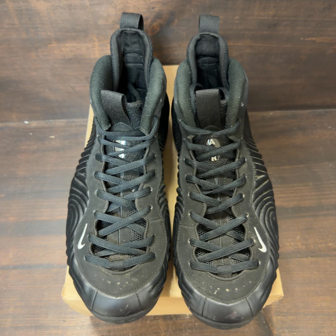 Nike Air Foamposite One Comme des Garcons Homme Plus Black Size 10 (Pre-Owned) - Image 3