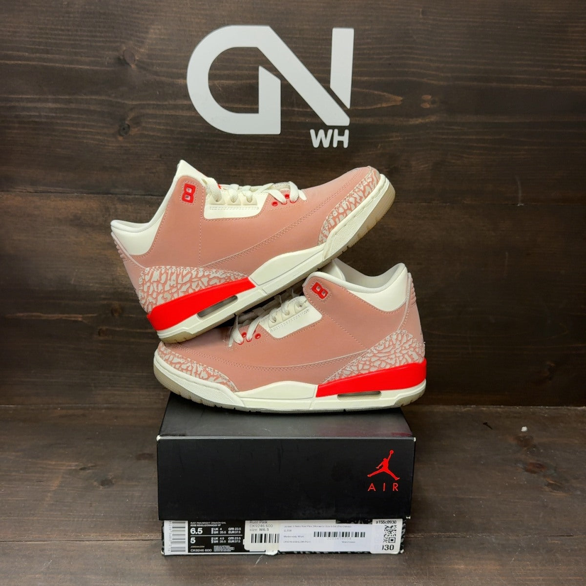 Jordan 3 Retro Rust Pink (Women's) - Image 1