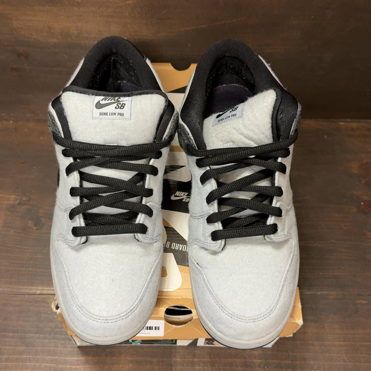 Nike Dunk Low Premium SB Wolf Grey/Black Size 12 (Pre-Owned) - tag