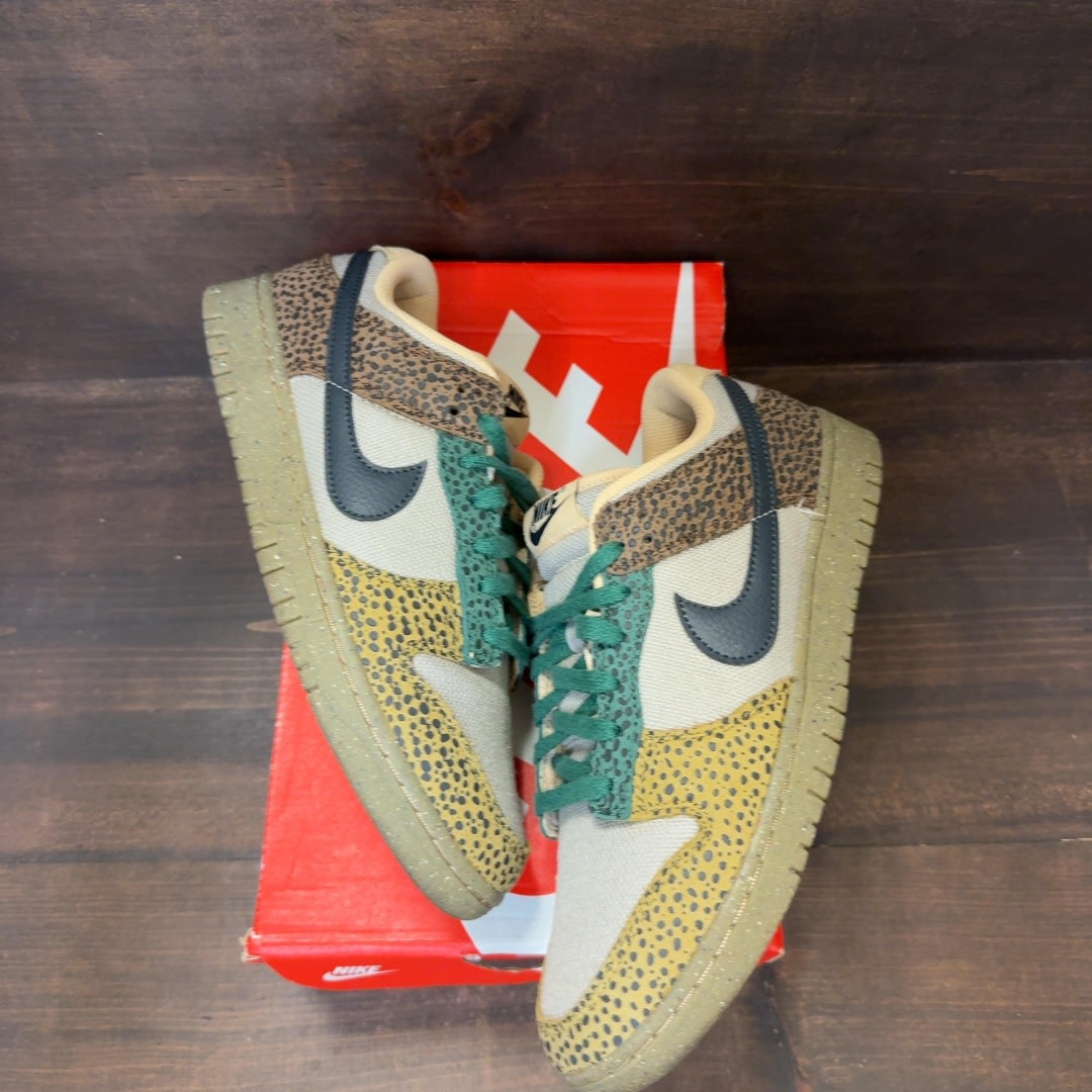 Nike Dunk Low Safari Golden Moss - Image 2