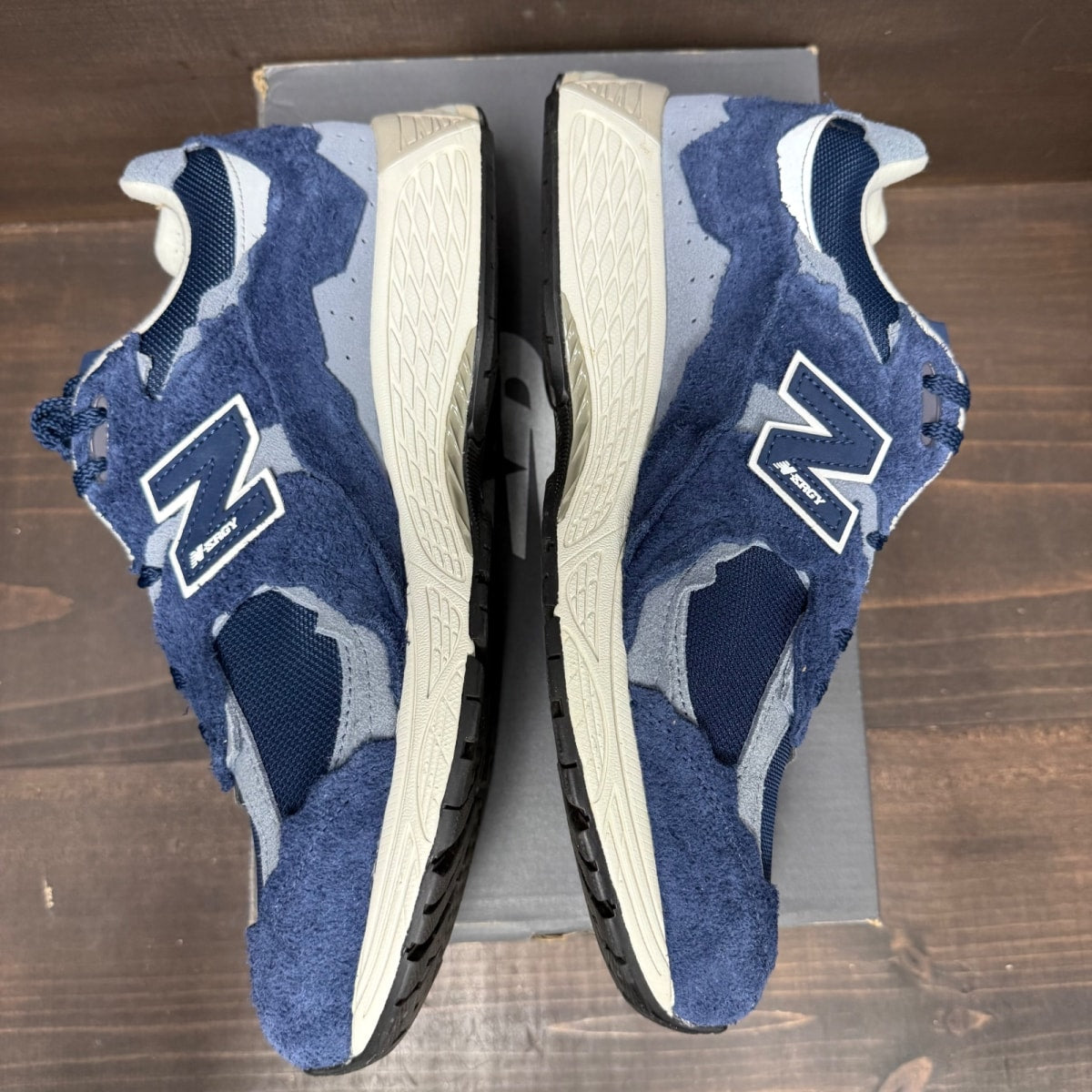 New Balance 2002R Protection Pack Navy Grey - Image 3
