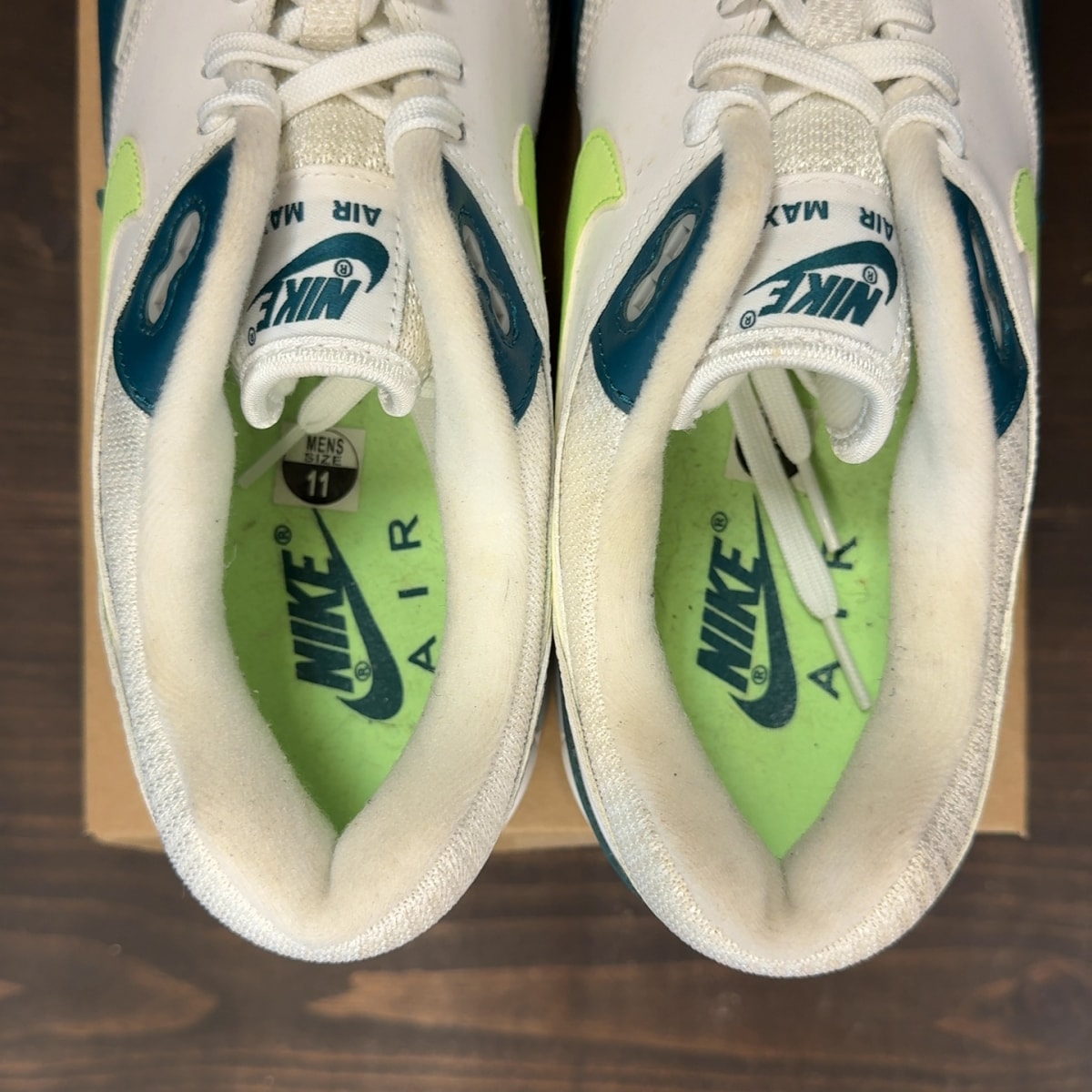 Nike Air Max 90/1 Spruce Lime Size 11 (Pre-Owned) - Image 6