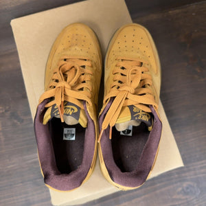 Nike Air Force 1 Low Wheat Dark Mocha Size 7 (Pre-Owned) - Image 5