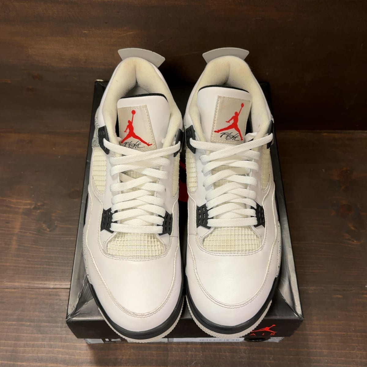 Jordan 4 Retro White Cement (2016) Size 12 (Pre-Owned) - tag