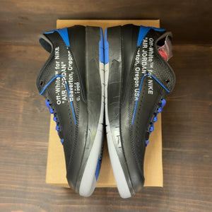 Jordan 2 Retro Low SP Off-White Black Blue Size 12.5 - Image 4