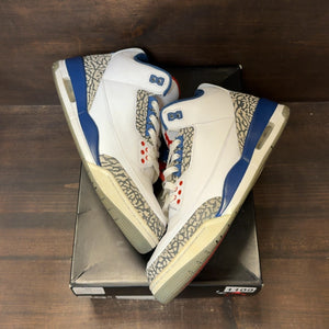Jordan 3 Retro True Blue (2016) Size 9.5 (Pre-Owned)