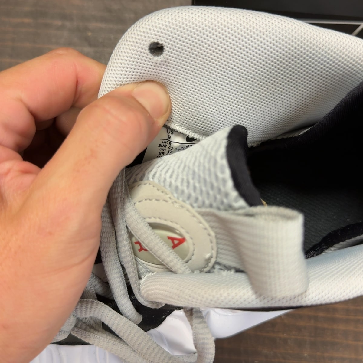 Nike Air Foamposite Pro White Black University Red - Image 7