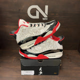 Jordan Dub Zero White Varsity Red (2022) Size 12 (Pre-Owned) - Image 1
