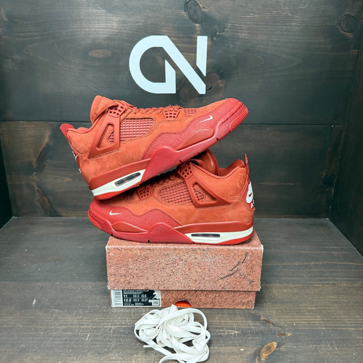 Air Jordan 4 Retro OG SP Nigel Sylvester Brick by Brick - Image 1