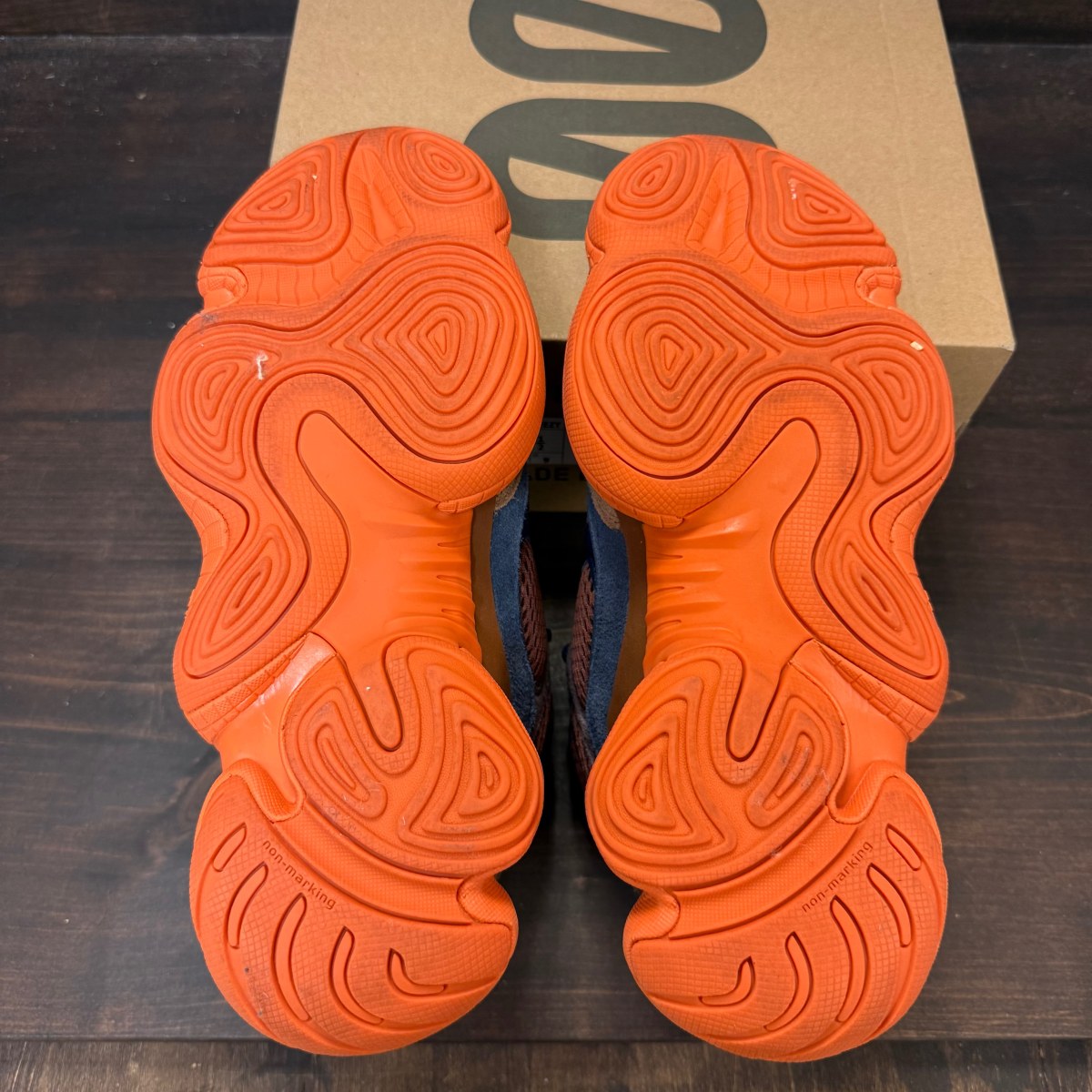 adidas Yeezy 500 High Tactile Orange Size 9.5 (Pre-Owned) - Image 6