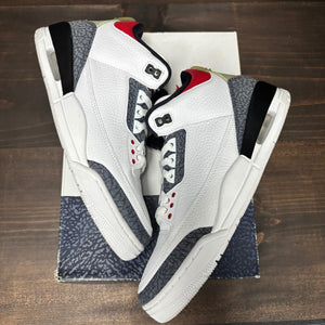 Jordan 3 Retro SE Fire Red Denim (2020) - Image 2