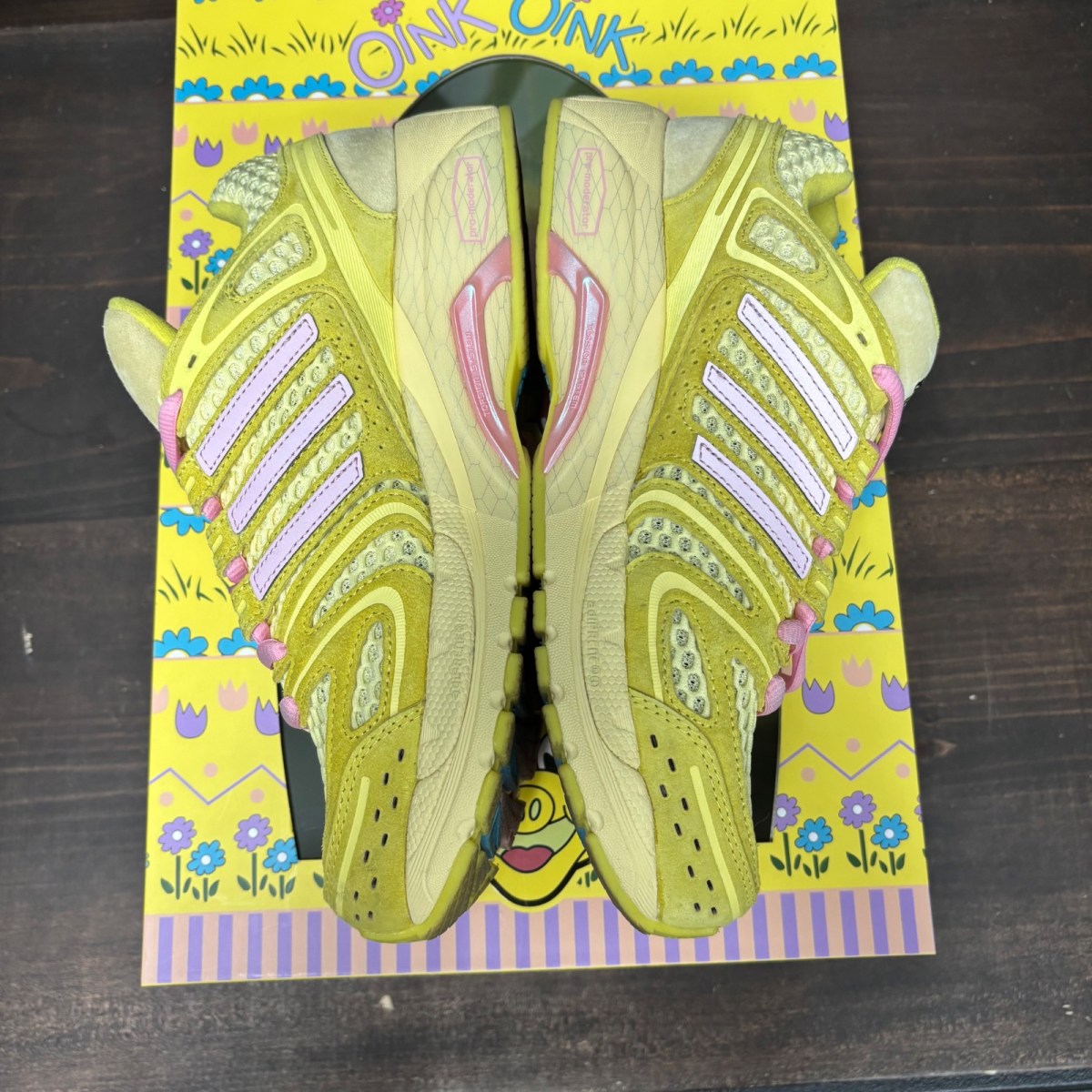 adidas Adistar Control 5 Unheardof Pork Chop Piggy Runner 2.0 Cheeseburger Size 8.5 (Pre-Owned) - Image 4