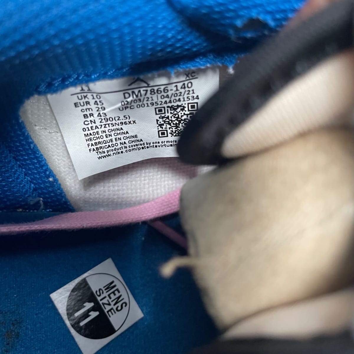 Jordan 1 Retro Low OG SP Fragment x Travis Scott Size 11 (Pre-Owned) - sole