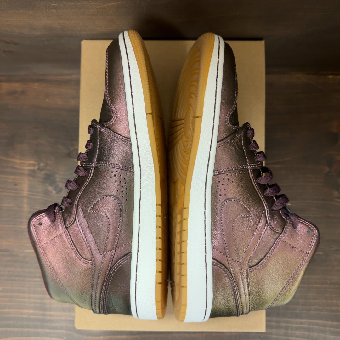 Jordan 1 Mid Nouveau Deep Burgundy Gum Size 9.5 (Pre-Owned) - Image 5