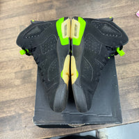 Electric Green Jordan 6 (GS) (USED)