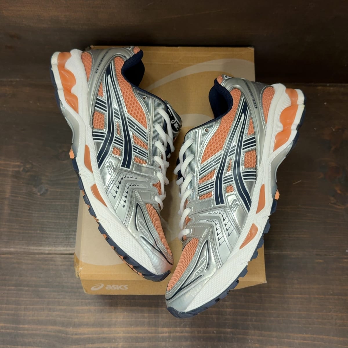 ASICS Gel-Kayano 14 Sepia Pure Silver Size 9.5 (Pre-Owned) - back