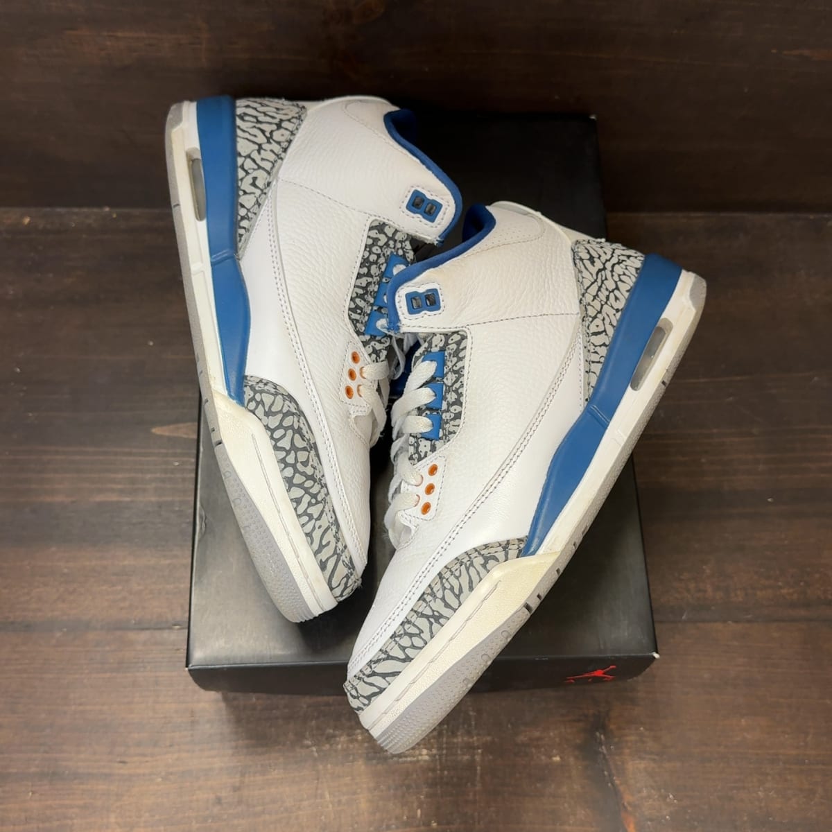 Jordan 3 Retro Wizards (GS) Size 6.5Y (Pre-Owned) - back