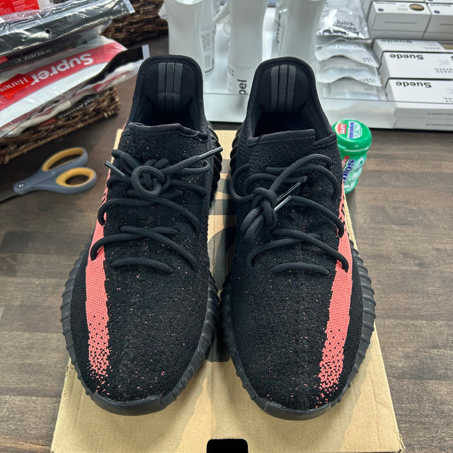 Core Red Stripe Yeezy 350 (USED)