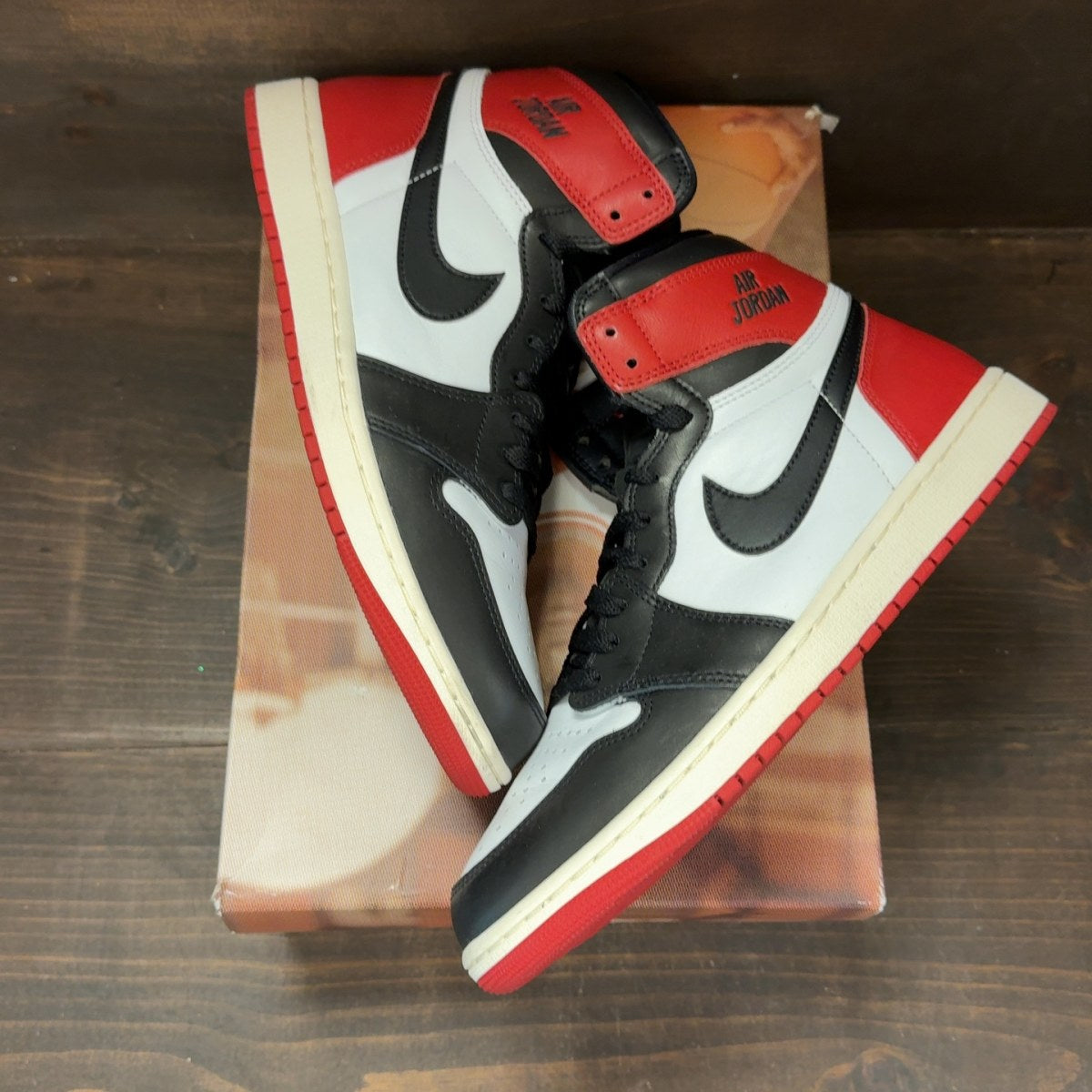 Jordan 1 Retro High OG Black Toe Reimagined - Image 2