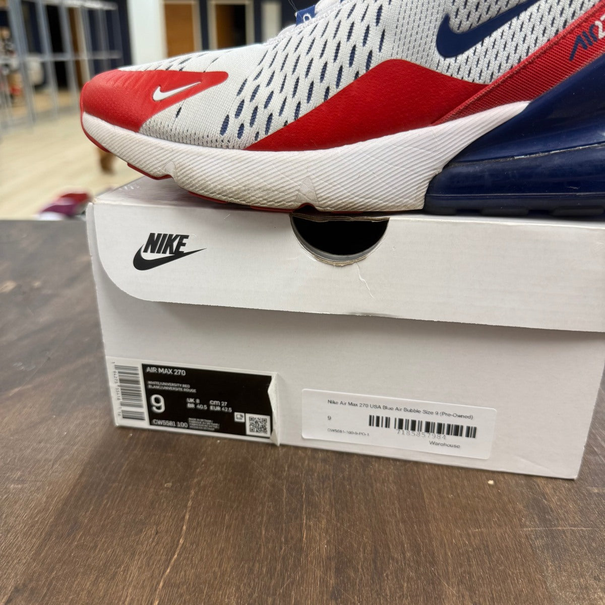Nike Air Max 270 USA Blue Air Bubble - Image 4