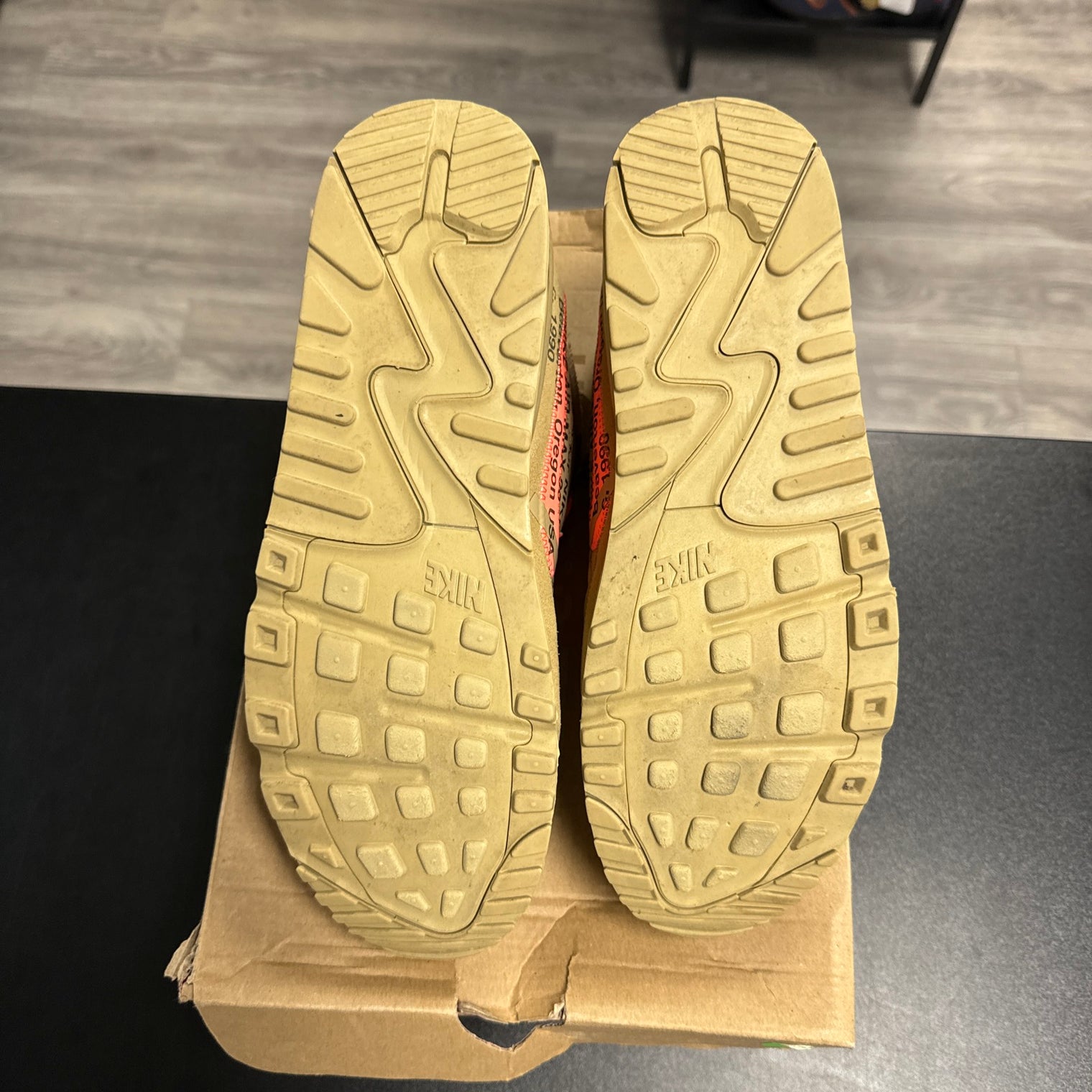 Nike Air Max 90 x OFF-WHITE Desert Ore 2019 (USED)